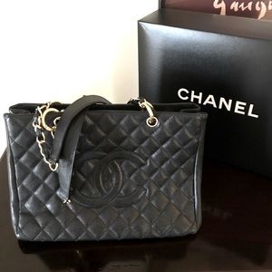 Chanel Grand Shopper GST | Quilted Caviar Leather